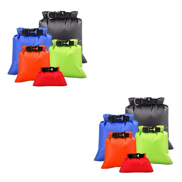 Greeniant Saco seco a prueba de agua, sacos de viaje para al aire libre, kayak a la deriva, paquete de Camping, bolsa con hebilla, accesorio para tipo 10 2piezas Greeniant CBP385824