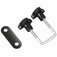thumbnail image 5 of Car Kayak Rack Holder Kayak Carrier Saddle Watercraft Roof Rack Arm Canoe Boat Car Roof Top Boat Rack,4* bracket 8* fasteners 2* drawstring 8* screw nut screw,black, 5 of 8