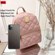 thumbnail image 4 of Pequeña Y Bonita Mochila Para Mujer, Mochila Con Estampado Rómbico Y Correa Ajustable, Bolso Informal Con Cremallera, Bolso Rosado, Monedero, Tarjetero, Bolso Para Móvil, Bolso Para Cámara, Bolso Para, 4 of 4