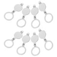 thumbnail image 1 of BRIGHTFUFU 8Pcs Door Viewer Cover Silver Copper For Homeowners And Renters Privacy, 1 of 8