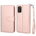 thumbnail image 3 of Case for Samsung Galaxy A15 A14 A03S A12 A13 A23 A53 A54 5G Wallet Case,Takfox [RFID Blocking] 9 Card Holder Stand [Shockproof TPU Interior Case] PU Leather Magnetic Protective Flip Cover [Rose Gold], 3 of 8
