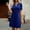 Dark Blue #1, variant on XWSHYW Summer Dresses for Women 2025 Casual Short-Sleeved Round-Neck Dress Loose Beach Vacation Sundresses Dark Blue M