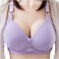 thumbnail image 3 of Aayomet Women’s Bras Push Up Bra for Women Plus Size Lace Bras Underwire Brassiere,Purple M, 3 of 3