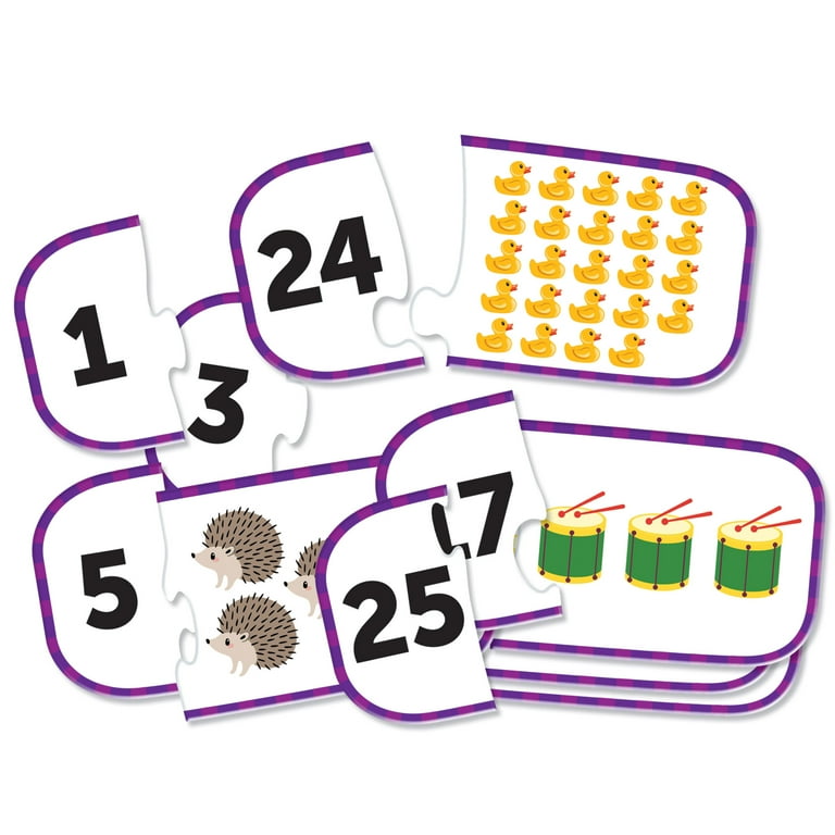 Learning Resources Counting Puzzle Cards, Kindergarten Readniness
