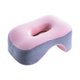 thumbnail image 4 of Almohada para dormir la siesta en la oficina Almohada portátil para dormir de lado, de espaldas y de escritorio Gris claro y rosa, 4 of 9