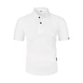 thumbnail image 2 of Dresfit Mens Breeze Polo Shirts Lapel Elastic Waist Shirts Summer 2026 Cooling Short Sleeve Gym T Shirts Button Down Breathable Mesh Polo Shirt S, 2 of 7