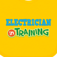 thumbnail image 4 of Inktastic Electrician in Training Boys or Girls Baby Bib, 4 of 4