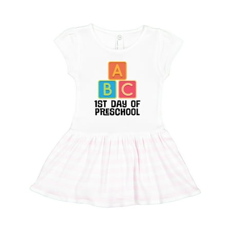 

Inktastic 1st Day of Preschool Gift Toddler Girl Dress