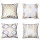 thumbnail image 4 of Funda de almohada de lámina dorada, sofá, decoración de sala de estar, funda de cojín, estampado geométrico, decoración de felpa corta Speravity JJ23277-04, 4 of 6