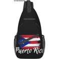 thumbnail image 1 of Puerto Rico Rican Flag Sling bag/Crossbody Backpack/Puerto Rican Shoulder Bag for Travel Hiking Cycling Camping Work, 1 of 1