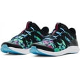 thumbnail image 4 of Under Armour Girls' Pre-School UA Infinity 3 Alternate Lace Running Shoes Black/Fresco Blue/Penta Pink - 3023405-004, 4 of 5