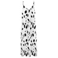 thumbnail image 5 of Dalmatian Print Sleeveless Dress Elegant gown clothes for women elegant and pretty women's dresses, 5 of 6