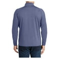 thumbnail image 2 of Yellow Rooster Men's Sport Wick Stretch 1/2 Zip Pullover True Navy Heather L, 2 of 7