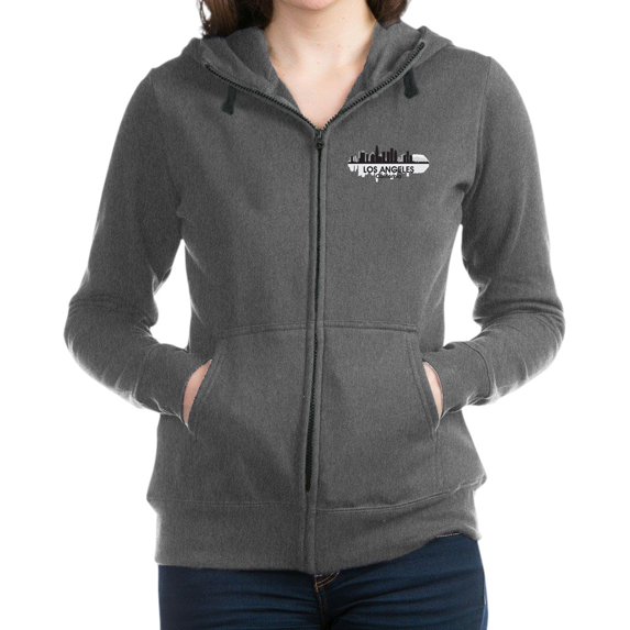 CafePress - Los Angeles Skyline - Women's Zip Hoodie