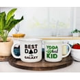 thumbnail image 3 of Set de tazas camper de cerámica Star Wars Best Dad Darth Vader Yoda, 3 of 7