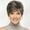 44 - Salt and Pepper, variant on Casey WhisperLite Wig by Paula Young - Short, Ultra-Chic Pixie Wig with Neat, Straight Layers / Multi-tonal Shades of Blonde, Silver, Brown, and Red