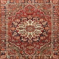 thumbnail image 1 of Ahgly Company Indoor Square Traditional Red Persian Area Rugs, 8' Square, 1 of 6