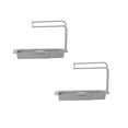 thumbnail image 1 of Oleegame 2PC Shower Soap Dish With Hook Storage Clip Kitchen Box Rack Bath Holder Soap Rag Faucet Sink Household Kitchen，Dining & Bar Gray, 1 of 6