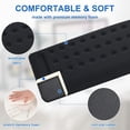 thumbnail image 3 of 2-Pack L-Shaped Desk Edge Pads, Ergonomic Elbow and Wrist Support Pads, Keyboard Wrist Rest and Armrest Protector for Desk, Black, 3 of 7