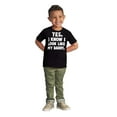 thumbnail image 3 of Cute I Look Like Daddy Dad Joke Youth T Shirt Tee Boys Infant Toddler Brisco Brands 5T, 3 of 6