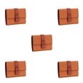 thumbnail image 1 of Monedero de cuero Minnieouse para mujer tarjetero Rectangular con tres pliegues y cremallera billetera con compartimento para efectivo Type2 NO2, 1 of 6