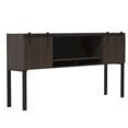 thumbnail image 3 of Safco Mirella Modern Wood Hutch with Sliding Doors in Southern Tobacco, 3 of 4