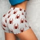 thumbnail image 4 of Balery Spiders Insects Pantalones cortos de entrenamiento estampados para mujer, sin costuras, ajustados, para gimnasio, yoga, correr, deportes, ejercicio activo, fitness.-Medium, 4 of 8