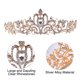 thumbnail image 3 of Diadema con diamantes de imitación para corona de boda, accesorios de boda para fiesta de cumpleaños de princesa para niñas, regalo de vacaciones de Navidad para mujeres MFZFUKR CPB-CJZ1726-3, 3 of 5