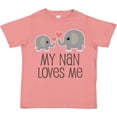 thumbnail image 3 of Inktastic My Nan Loves Me Grandchild Boys or Girls Toddler T-Shirt, 3 of 5