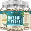 Thyroid Support for Women with Iodine ? 1069mg Extra Strength Supplement for Metabolism, Energy, Focus, Fatigue, Stress & Anxiety with Ashwagandha, L-Tyrosine, Zinc, Selenium & More