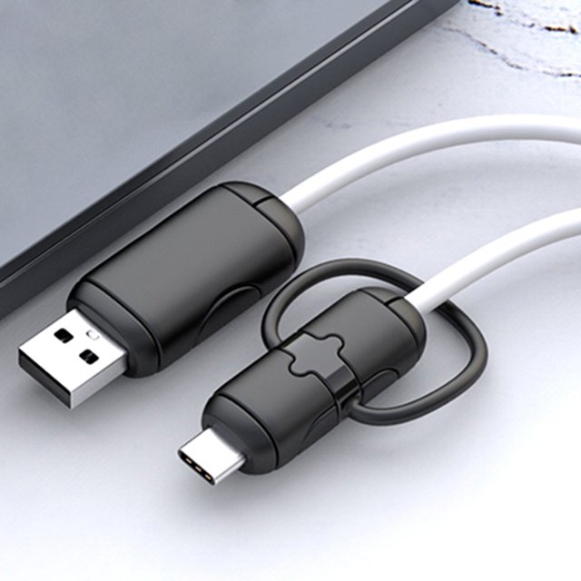 Funda de cable de mordida de cable de línea de protector de cargador USB de silicona para iPhone Android Tipo-C Hugtrwg Para estrenar