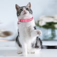 thumbnail image 4 of TEAMD 3 Pack Cat Collar Breakaway Kitten Collar with Bell Moon Star and Fish Bone Pattern Cat Collars Glow in Dark Adjustable from 7.5-11.4In, 4 of 6