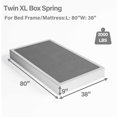 ULIESC 9 inch TwinXL Metal Box Spring, Sturdy Mattress Foundation