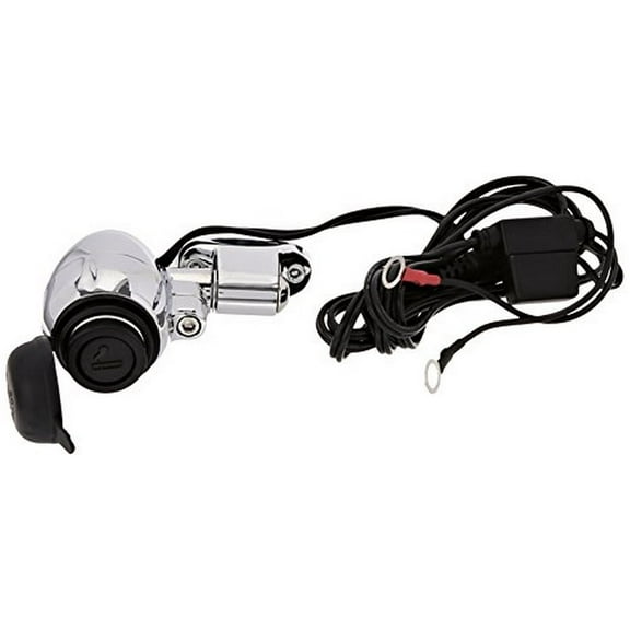 Kuryakyn 1423 Motorcycle Handlebar Accessory: Electrical Power Point/Device