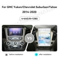 thumbnail image 3 of 14.4 inch Carplay Screen/Radio/Multimedia Player for GMC Yukon/Chevrolet Suburban/Tahoe 2014-2020 models Universal Car Navigation/GPS Upgrade HeadUnit Android 1080P Touch Screen Replace System, 3 of 11