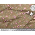 thumbnail image 3 of Soimoi Rayon Fabric Leaves & Lily Floral Print Fabric by the Yard 56 Inch Wide, 3 of 6