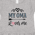 thumbnail image 4 of Inktastic My Oma Loves Me Grandchild Gift Girls Toddler Dress, 4 of 5