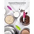 thumbnail image 4 of Measuring Cups and Spoons Set: U-Taste 18/8 Stainless Steel 12 Pieces Metal Stacking Kitchen Baking Cooking Food Measure Set 7 Cups 5 Spoons, 4 of 4