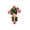 Pink, variant on Artificial Geranium Hanging Plant With Pot Yellow Fake Flowers For Home Decor 1 Piece 16.5 Inches