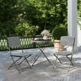 thumbnail image 2 of Mainstays Patio Folding Glass Table - Black, 2 of 6