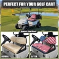 thumbnail image 4 of Uorisanigo Golf Cart Seat Covers Party the USA Split Backres Front Seat Cover 2-Pack for All Seasons Stretch Adjustable Straps Universal Fit Club Car Front Seats Set, 4 of 7