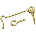 thumbnail image 1 of 3" Brass Gate Hook and Eye, 1 of 1