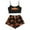 Dark Blue, variant on ZHENHONG Pajamas Sets for Women 2 PC Set Cute Funny Halloween Sleepwear Letter Print Camisole and Pumpkin Graphic Shorts Pajama Sets Halloween Matching Set