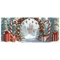 thumbnail image 1 of HUANBAI Snowman Garage Door Banner Merry Garage Door Hanging, 1 of 3