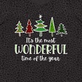 thumbnail image 4 of Inktastic Its the Most Wonderful Time of the Year Christmas Trees Women's Plus Size T-Shirt, 4 of 5