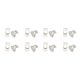 thumbnail image 1 of Qarigey 8X Invisible Magnetic Tie Stay Electroplate Anti-floating Anti-wrinkle Clip Tipo 1 2Conjunto, 1 of 1