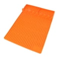 thumbnail image 1 of Silicone Grill Pad, Silicone Griddle Tools Mat Anti Scratch Heat Proof Anti Slip Easy To Clean Multi Functional  for Cooking Orange,Grey, 1 of 7
