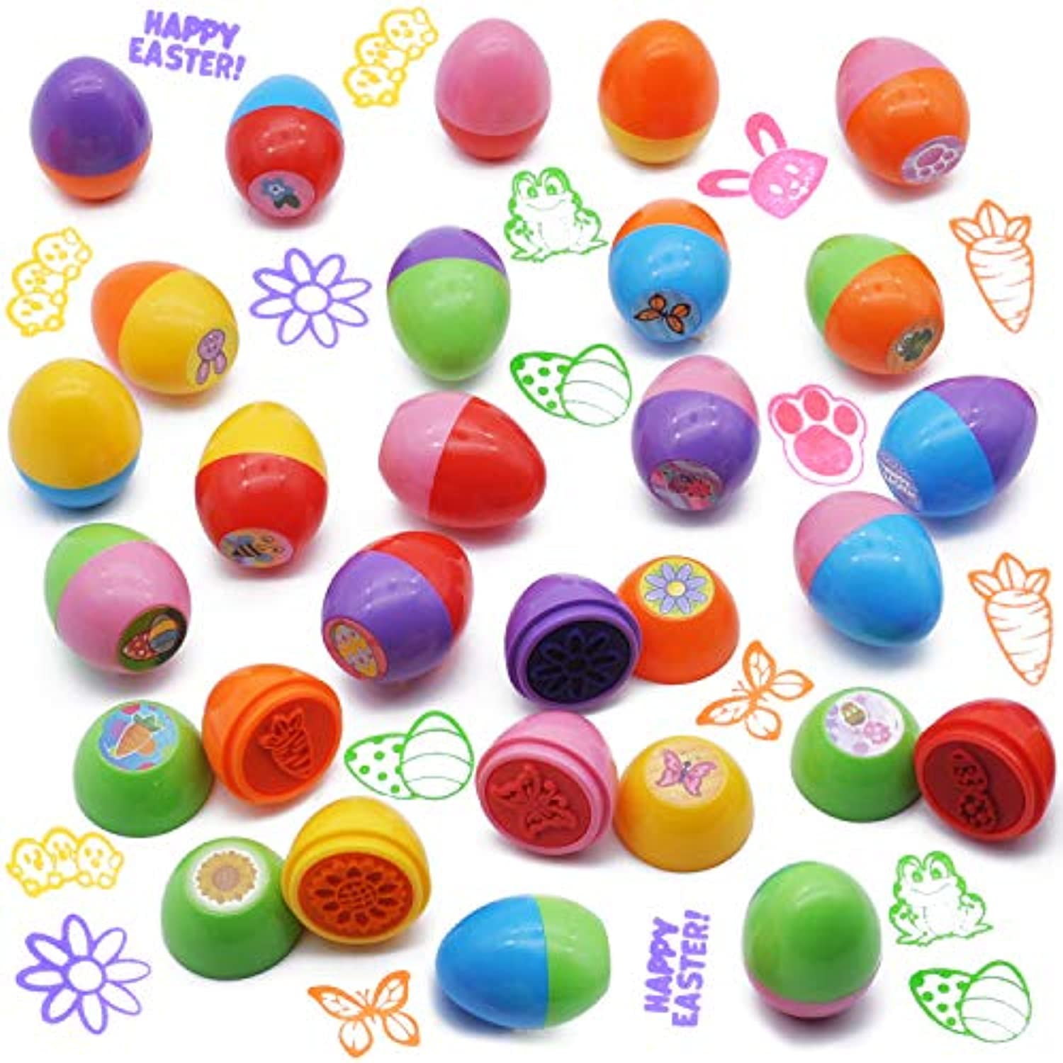 Turnada 24pcs Easter Egg Stampers Great Easter Toys For Easter Eggs Hunt Game Easter Theme Party Easter Egg Stuff Easter Basket Stuffers Fillers Easter Stamps Gifts Classroom Prize Walmart Com Walmart Com