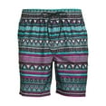 thumbnail image 4 of No Boundaries Men's & Big Men's 7" Printed Swim Trunks, 4 of 4