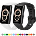 thumbnail image 2 of Silicone strap for Huawei Band 6/Honor Band 6 Original replacement smartWatch bracelet wristband belt for Huawei Band 6 pro belt Orange For Huawei band 6, 2 of 6